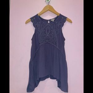 Blouse with detailing on front